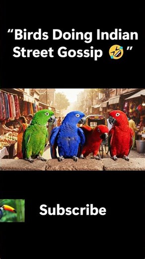 “Birds Doing Indian Street Gossip 🤣” | “Gossiping Birds on a Wall | Funny Indian Birds Comedy Short”
