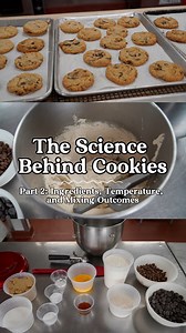 In Part 2 of our Science Behind Cookies series, Chef @pastrycsmith from our Los Angeles campus dives deeper into what happens after creaming — from egg temperature and emulsification to the difference between baking soda and baking powder. 🍪 Chef Smith teaches us how ingredient temperature affects texture, why overmixing can toughen dough, and how to balance liquids, flour, and inclusions to create a scoopable cookie dough (not a batter). Small choices, big results. 👩‍🍳 📚Stay tuned for the n
