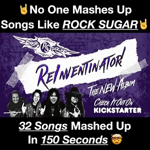 14K views · 422 reactions | All 13 tracks from ROCK SUGAR's debut album ReImaginator, mashing up 32 classic metal and pop songs, shrunk down to only 150 seconds. Enjoy! Like what you hear? Check out BOTH of Rock Sugar's albums on Kickstarter! 落 https://www.kickstarter.com/projects/rocksugar/jess-harnells-rock-sugar-beyond-mashups-beyond-covers?ref=erztn5 | Rock Sugar | Facebook
