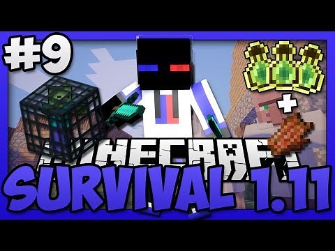 Minecraft - Survival 1.11 - How to make a Zombie Spawner XP Farm 1.11.2 (Entity Cramming Proof)