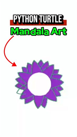 Amazing Python Turtle Mandala Art