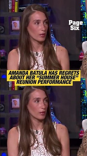 Amanda Batula admitted she was being defensive at the "Summer House" reunion 👀 #shorts