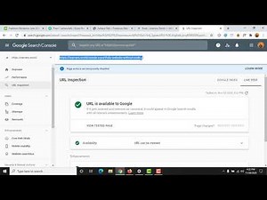 Duplicate, submitted URL not selected as canonical PROBLEM SOLVING
