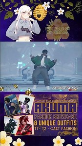 [PSO2:NGS] Akuma Fashion Showcase #ngs #pso2 #pso2ngs #fashion #dance #phonk #mmorpg #shorts (C)SEGA