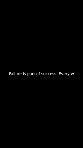 Failure isn't the opposite of success | Motivational Short