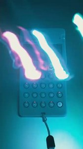 PO-128 8-bit light painting jam | teenage engineering pocket operators | PO-128 MEGA MAN