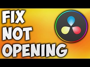 How to Fix Davinci Resolve Not Opening - Davinci Resolve Won't Open