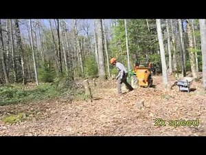 Woods 5000 Chipper/Shredder and John Deere 2025R
