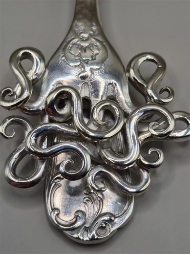 Crafting a Beautiful Pendant with Silver Plated Forks