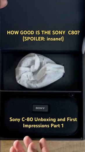 How Good Is the Sony C80? (Spoiler: INSANE!) | Sony C-80 Unboxing and First Impressions Part 1