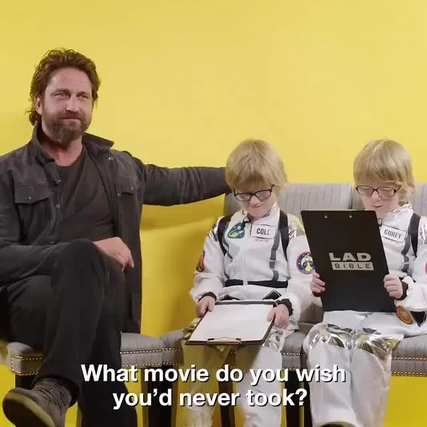 checkout the toughest interview of my career with the two most legendary journalist of our time lol 😂#fanslove #angelhasfaller #Den #gerardbutler