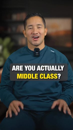 Think you’re middle class? There’s a 49% chance you’re not. According to Pew, middle class means earning between $56K and $169K a year. But only half of Americans actually fit that range down from 61% in the 1970s. The middle class is shrinking, and most people are just trying to stay afloat. If you want to stay in or move up focus on cutting debt, saving aggressively, and securing your housing. Because the middle isn’t as safe as it used to be. | William Gomez | Facebook