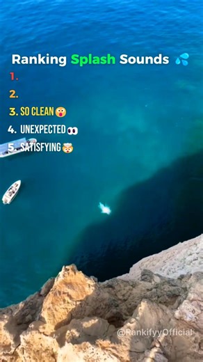 Ranking Splash Sounds 💦 (The Last One Is Wild)