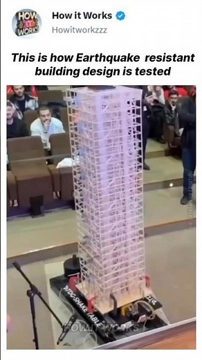 Testing of Earthquake resistant buildings #shorts