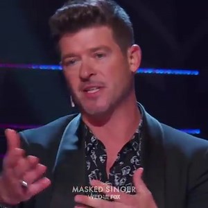 Detective Robin Thicke is ready! 🔍 Guess along with him during tomorrow's premiere at 9/8c on FOX. | The Masked Singer
