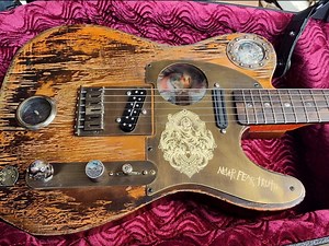 Johnny Depp shows off new custom ‘Shipwreck’ guitar, inspired by Pirates of the Caribbean