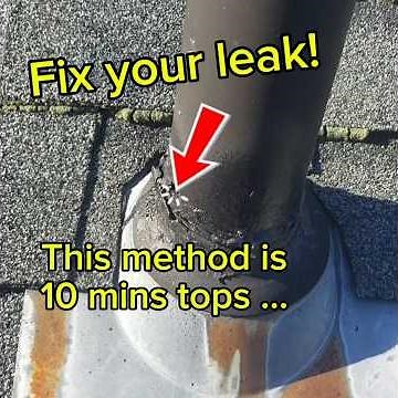 How to fix a Leaking Roof Vent Pipe - PermaBoot Install #shorts