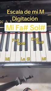 1.5K views · 2.3K reactions | Digitación: escala de Mi M  #foruyou #foru #parati #reels #shorts #rominamusical #shortvideo #pianolesson #pianotutorial #piano #music #musica #fblifestyle #reel #reelsinstagram #shotsvideo | Rominamusical | Facebook