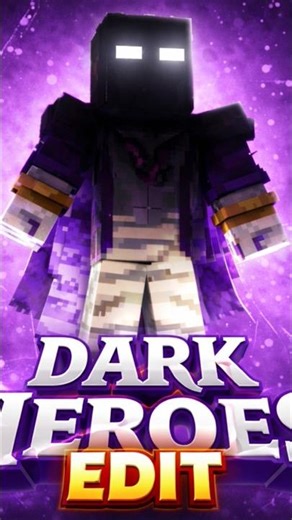 Dark Heroes Villain Edit 🔥 Minecraft Dark Power #phonk #gaming #edit