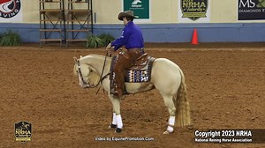 Brian Bell and Crystalized Whizkey stunned the crowd with their 225.5-scoring run in the MS Diamonds Level 4 Open Futurity! After an intense run-off, the two were crowned the 2023 NRHA Futurity Champions. Rider's Hometown: Valley View, TX Rider's LTE (Before Show): $2,288,856 Horse's Sex: Mare Breeding: Whizkey N Diamonds x Lonely At The Top Owner: Wallace Wood Nominator: Rhodes River Ranch Breeder: Curtis Performance Horses LLC What did you think of this incredible performance? | NRHA - Nationa