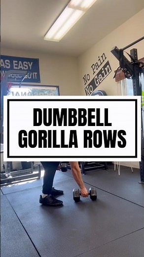 Dumbbell Gorilla Rows | Build a Stronger Back, Core, & Lower Body Mobility