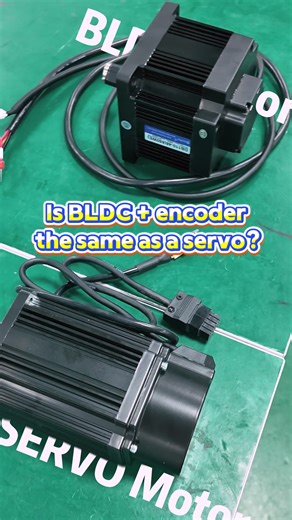 Is BLDC encoder the same as a servo？#bldcmotor #brushlessmotor #vs #servomotor #beudmke