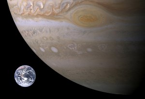 Jupiter Compared to Earth
