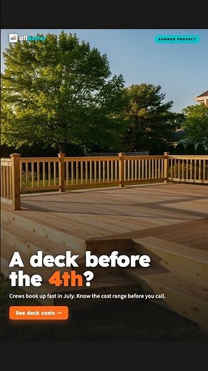 How Much Does a New Deck Cost? Get 3 Bids Before Summer