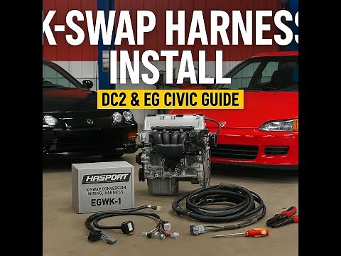 K-Swap Conversion Harness Install | DC2 & EG Chassis