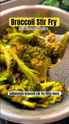 Broccoli Stir Fry - Indian Style | Desi Style Broccoli Recipe #broccoli #stirfry #indianfood