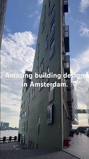 Amazing buiding design in Amsterdam.
