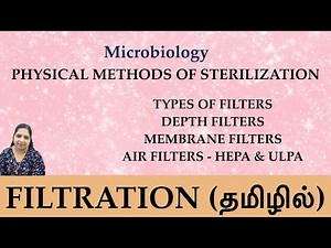 Filtration method of Sterilization /Depth filters, Membrane filters, Air filters - HEPA & ULPA/Tamil