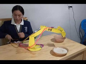 Proyecto principio de pascal (excavadora hidráulica)