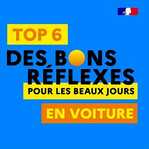 🚗 Clignotant, angles morts, portière… Automobilistes, découvrez “les bons réflexes pour les beaux jours”, une série de bons usages pour favoriser la cohabitation avec les cyclistes et trottinettistes sur la route 👉 bit.ly/CréaBeauxJours #SécuritéRoutière #BonsRéflexes | Sécurité routière