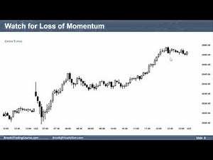 Al Brooks Entering Late in Trends