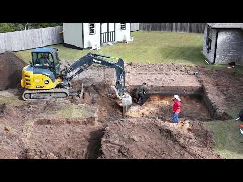Here’s What Dig Day Looks Like When You Build a Pool | Swimming Pool Construction Timelapse