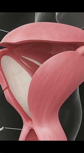 The uterus is both strong and adaptable.Vagina #3danimation #medicalinformation