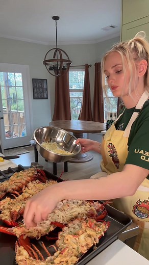 Indulgent Family Dinner Featuring Lobster Thermidor