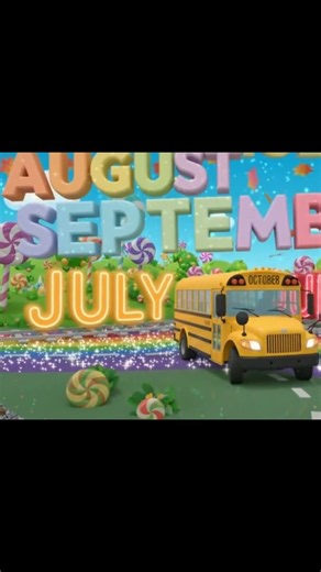 Months of the Year Song! 📅 #Shorts #nurseryrhymes