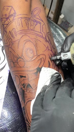 Bob Crazy tattoo on TikTok