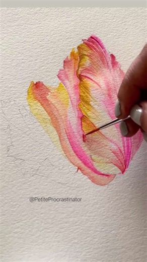 Watch This Flower Come to Life on Canvas