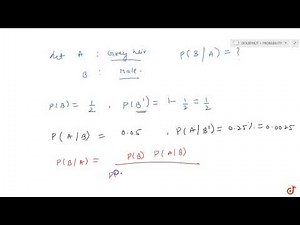 Suppose that 5% of men and 0.25% of women have grey hair. A grey haired person is selected at ra...