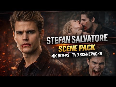 Stefan Salvatore ScenePack 4k 60 fps | TVD ScenePacks!