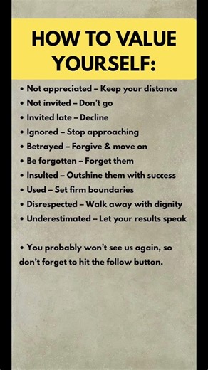 How to Value Yourself: Powerful Rules for Self-Respect and Boundaries #mutualrespect #setboundaries