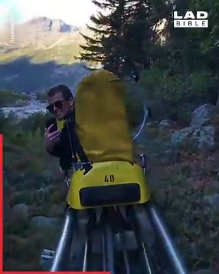 28M views · 55K reactions | This toboggan ride in Switzerland looks really, really fun  | LADbible | Facebook
