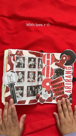 Red Aesthetic BTS Journal ❤️📓 #BTS#ARMY#BTSJournal#AestheticJournal#RedAesthetic