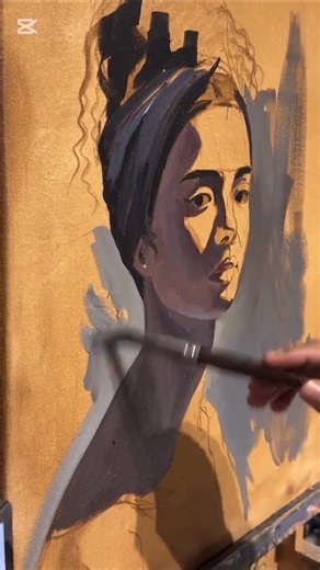 STUNNING LIFE PORTRAIT PAINTING || HOW TO AN ALLA PRIMA PORTRAIT. ARTIST: khaledelgizy_art