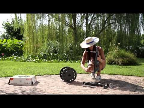 How to assemble a Claber Kiros "2 in 1" Wall mounted hose reel