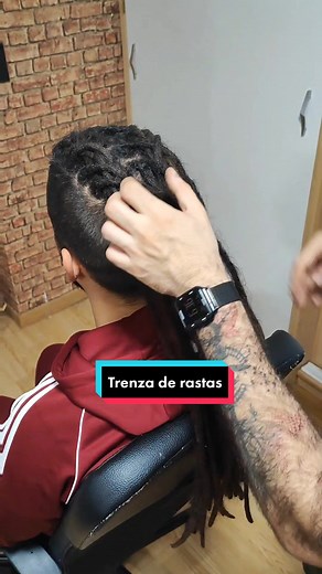 Tutorial de como hacer una trenza de rastas #rasta #rastas #dreadlocks #follow #tiktok #foryoupage #fyp #lentejas #trending #viral