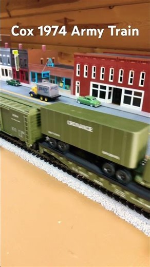 Run By of a Classic Cox HO Train Set. #classicmodeltrains